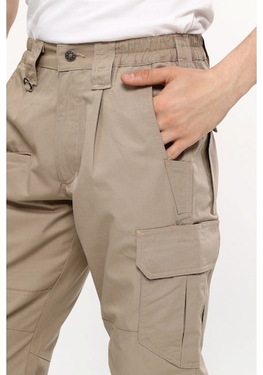 Uniprom Tokyo Model Outdoor Taktical Pantolon, Taktik Pantolon, Ripstop Kumaş Bej