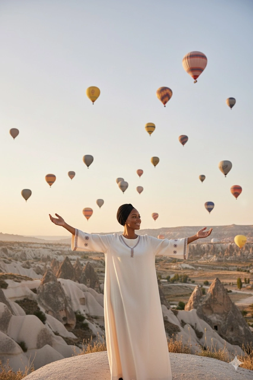 Pamuklu Bantlı Çapraz Astarlı Siyah Çizgi Desenli Hazır Türban Tesettür Havuz Bonesi Siyah-1