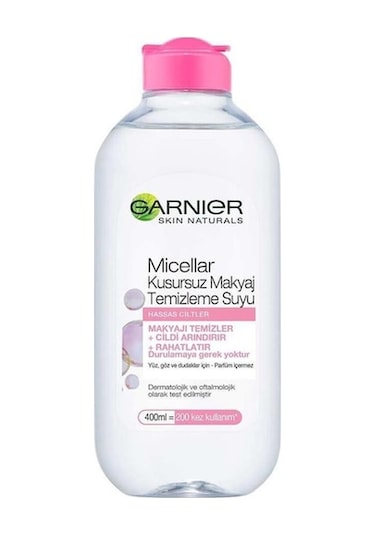 Garnier Micellar Hassas Ciltler Kusursuz Makyaj Temizleme Suyu 400 ML
