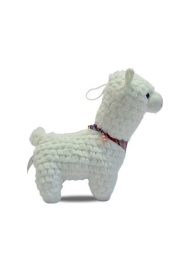 Sevimli Peluş Lama 30 Cm Yumuşacık Hediye Ve Koleksiyonluk Oyuncak Lama Beyaz