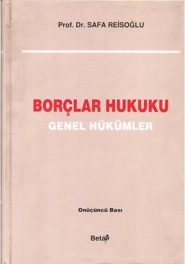 Borçlar Hukuku Genel Hükümler N11.755