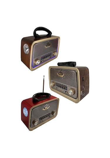 Everton Rt-301B Bluetooth Usb-Sd-Fm Nostaljik Radyo