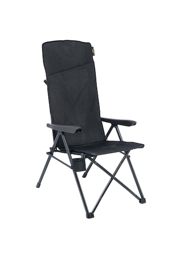 Uquip Justy Xl Comfort+ Black Edition 3 Pozisyonlu Konforlu Kamp Sandalyesi Siyah