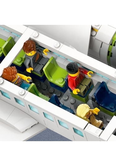 LEGO® City 60367 Yolcu Uçağı Yaratıcı Oyuncak Yapım Seti 930 Parça
