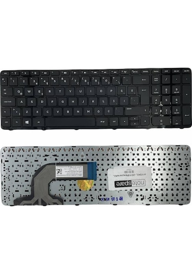 Hp İle Uyumlu Pavilion 250 G3 6q8m5es, 250 G3 K7j63es Notebook Klavye Siyah Tr