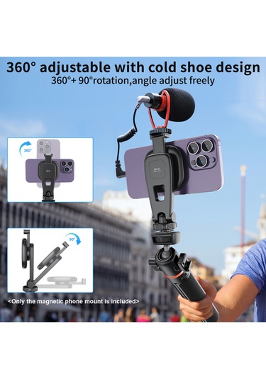 Vrig Vrig Mg-03 Taşınabilir Manyetik Telefon Montajı Telefon Siyah