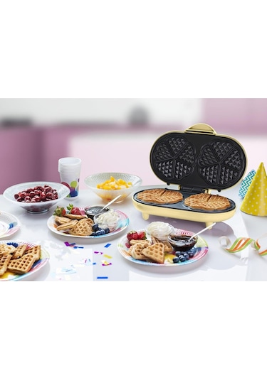 Bestron Sweet Dreams Çift Kalp 700 W Waffle Makinesi