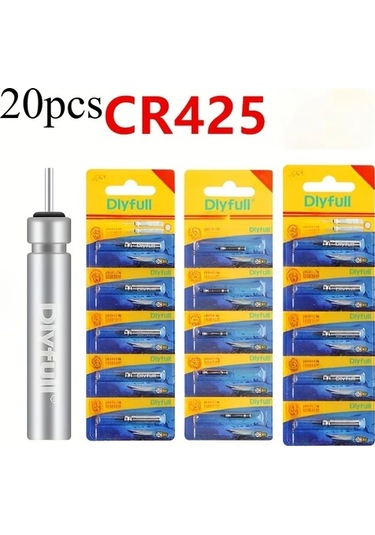 Willowhaven Cr425 Pil 20 Adet 3v Elektrikli Şamandıra Balıkçılık Aparatı Işıklı Şamandıra Pil