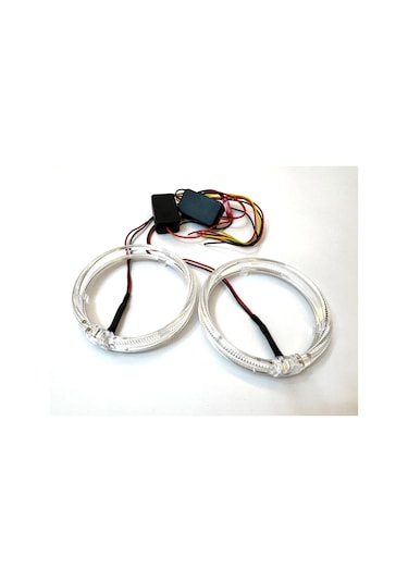 Angel Halka Cree Chipset 95mm Beyaz Turuncu Sinyal Modlu