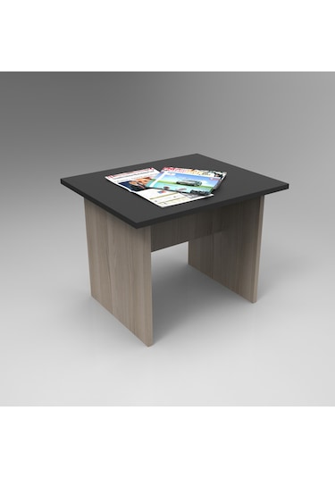 Yurudesign Vario ABCF Ofis Büro Masa Takımı Meşe-Siyah