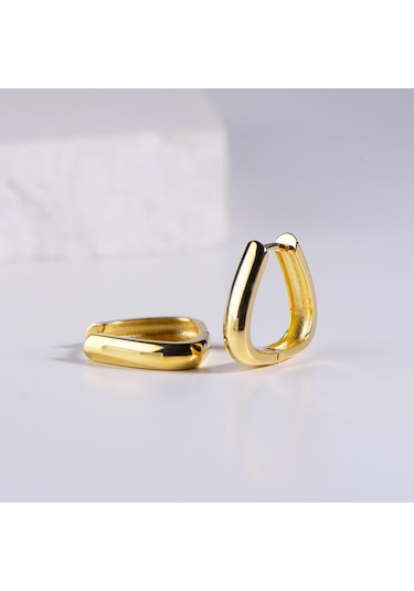 Goldkupe 14 Ayar Altın Parlak Halka Küpe 4,94 Gr-6435