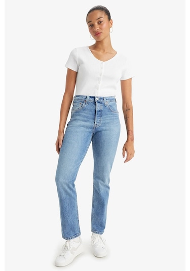 Levi's Bayan Kot Pantolon A7742-0010 Açık Mavi Açık Mavi