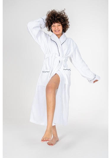 Cotton Box Classic Bornoz Seti Josina Beyaz Kadın M/l Beyaz