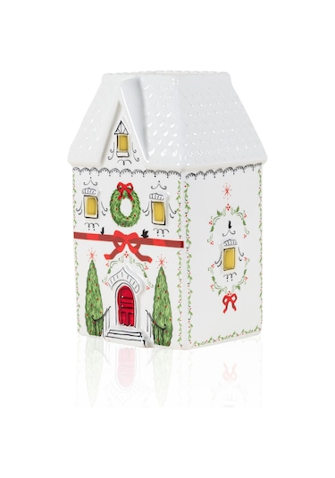 The Mia Dekoratif Led Işıklı Yılbaşı Evi 11x9x18 Cm 1 Adet