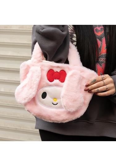 Melody Peluş Çanta-1138 Altın