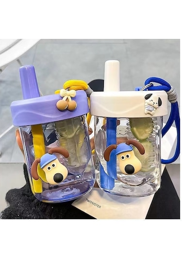 Xinxin Yazlık Yüksek Görünümlü Taşınabilir Pipetli Bardak