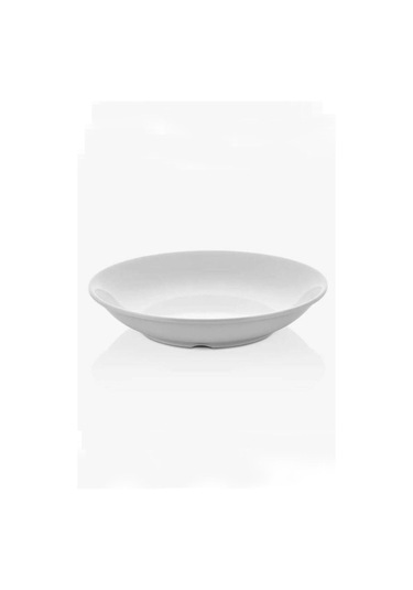 Külsan Termoset Melamin Çukur Tabak 20 Cm 12 Adet - Beyaz
