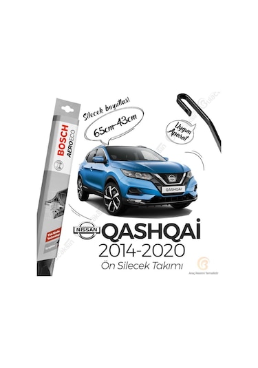 Nissan Qashqai Muz Silecek Takımı 2014-2020 Bosch Aeroeco
