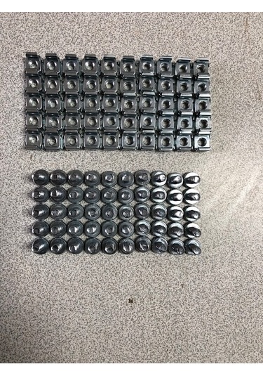 Rack Kabinet Server M6 Kafes Somun ve M6 Vida 50 Adet