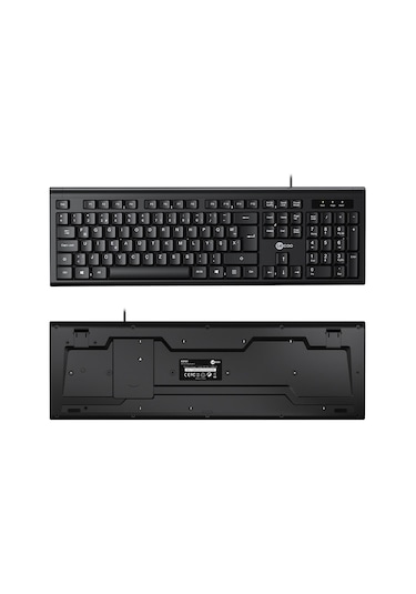 Lecoo Kb101 Usb Kablolu  Siyah Türkçe F Klavye Numpadli
