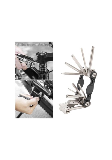 Suntek Taşınabilir Çok Işlevli Bisiklet Tamir Aleti Siyah