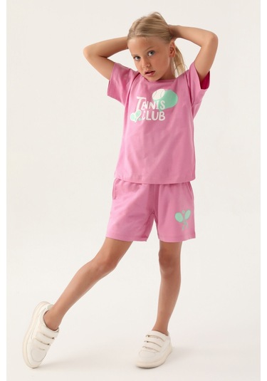 Rolypoly Tennis Club Pembe Kız Çocuk Şort Takım 5274-42920 Mor