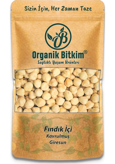 Organik Bitkim Kavrulmuş Giresun Fındığı 250 G