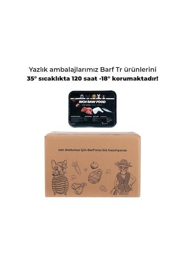 Barftr Rıch Raw Food 4 KG Yetişkin Köpek Maması 4 x 1 KG