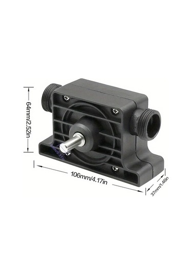 Xuweiwei Siyah Plastik Agir Hizmet Tipi Kendinden Pompalayabilen Sifonik Transfer Pompası Siyah Bahce Sulama Ve Acik Hava Kullanimi