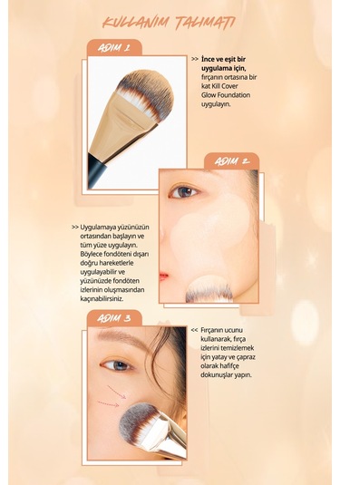 Clio Kill Cover Glow Foundation SPF50+ 3-By Linen