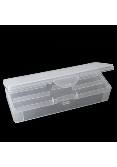 Dikdörtgen Çift Katmanlı Tırnak Sanat Alet Düzenleyici Saklama Kutusu Cımbız Makası Kalemler Lehçe Tırnak Fırçaları Plastik Saklama Kutusu