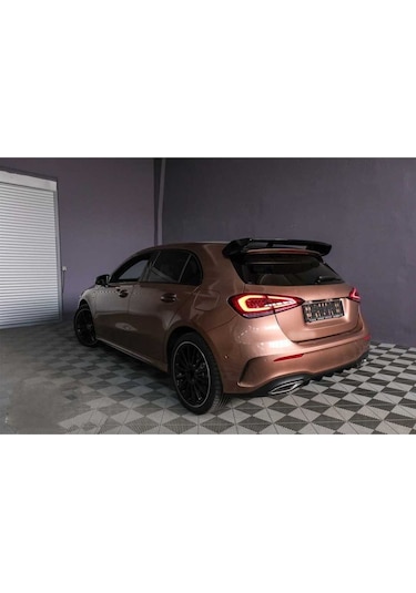 Mercedes W177 2019+ A45 Uyumlu Profesyonel Fırın Boyalı Piano Black Spoiler