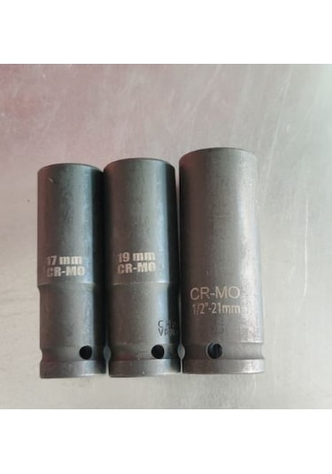 1/2 Uzun Derin Havalı Lokma Takım 17-19-21mm