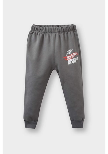 Defacto Erkek Bebek Hot Wheels 2li Takım Sweatshirt Eşofman Altı F4529a525augr211 Gri