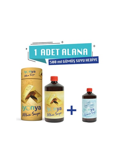1lt Altın Suyu 500ml Gümüş Suyu Hediye