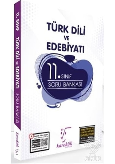 11.Sınıf Edebiyat Soru Bankası -  Karekök Eğitim Yayın