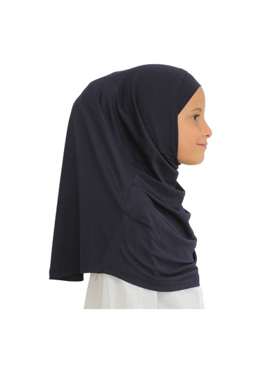 Çocuk Hazır Giyim Başörtüsü Şal Turban Viskon - Lacivert Lacivert