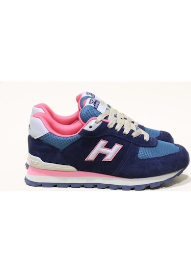 Hammer Jack Peru Lacivert Coral Kadın Hakiki Deri Sneakers Ayakkabı Lacivert