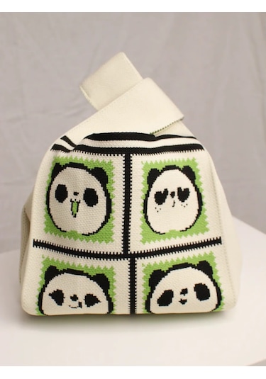 Teendream Panda Baskılı Shopper Çantası 338835622 Açık Pembe