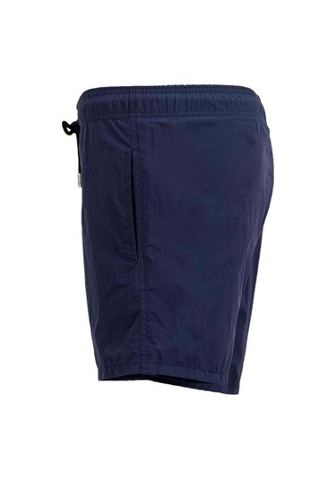 Lacivert Su İtici Özellikli Naylon Kumaş Düz Renk Basic Erkek Plaj Deniz Şort Mayo - 540-lacivert 001