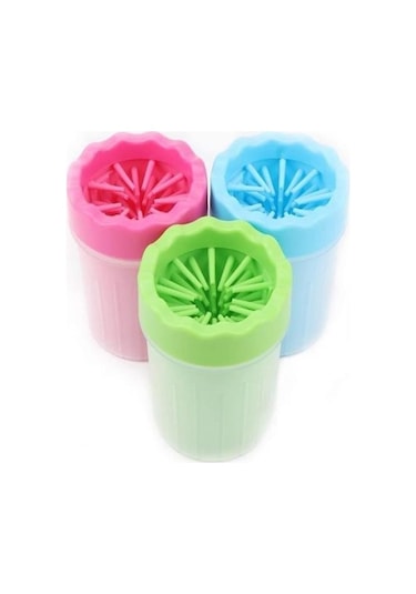 Büro Ev Evcil Hayvanı İçin Silikon Jel Fırça Mini Kedi Köpek Pati Yıkama Kovası