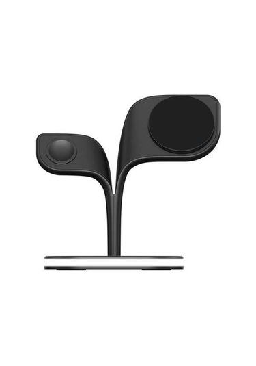 Pazly 5-in-1 Kablosuz Magsafe Şarj Standı Led Gece Lambası