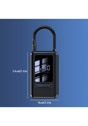 Moveevo Akıllı Kablosuz Arabalar Motosikletler Bisikletler Lastik Hava Pompa, Otomatik Kesme Fonksiyonu İle Portatif Mini Hava Kompresörü