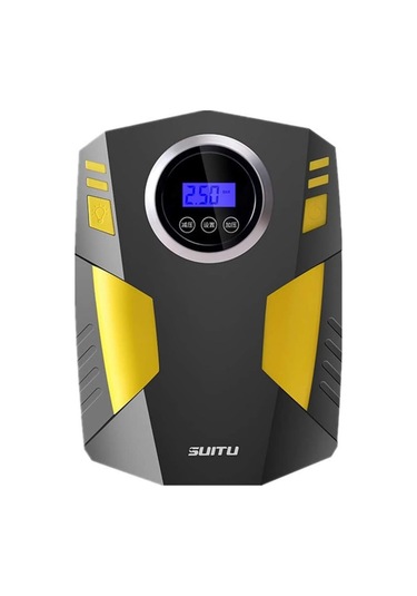 Araç Hava Lastik Şişirme Kompresörü Göstergeli Oto Lastik Pompası