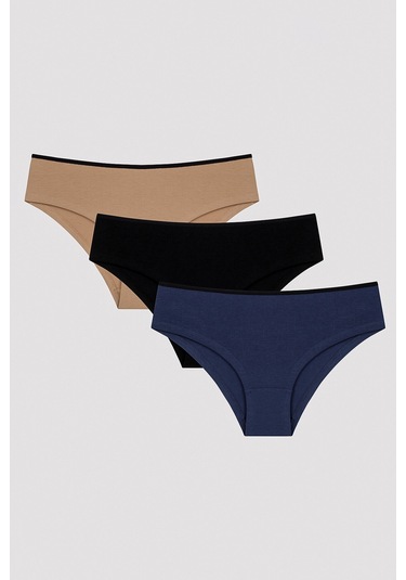 Penti Midnight 3lü Hipster Külot Çok Renkli