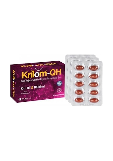 Krilom-Qh Krill Oil Ubikinol 30 Yumuşak   Kapsül
