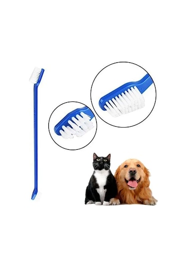 River World Köpekler İçin 4 Adet Diş Fırçası Plastik