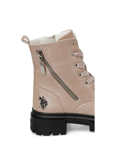 U.s. Polo Assn. Hally 4pr Pembe Kız Çocuk Biker Bot Pembe