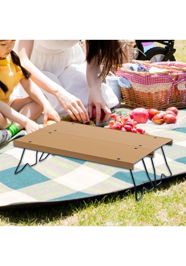 Dolıty Kamp Masası Katlanır Bacaklar Taşıma Çantası Haki Haki Çok Renkli