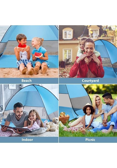 Sones Otomatik Anında Açılır Çadır İçme Plaj Çadırı Boyut: 150x165x110cm Yeşil